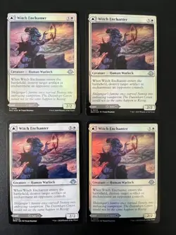 MTG- Witch Enchanter x4 - MH3 (Three are FOIL) - Image 1
