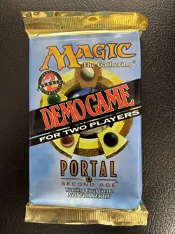 PORTAL Second Age Demo Game Two Player Magic the Gathering 1 Pack Factory Sealed - Image 1