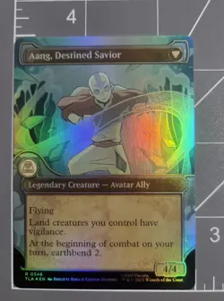 Aang, At The Crossroads - Foil - Showcase - TLA - MTG - EN - NM - 0346 - Image 4