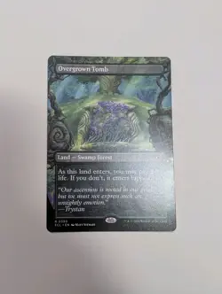 MTG - Overgrown Tomb (Borderless) - Lorwyn Eclipsed NM/M Condition - Image 1