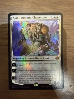 Ajani, Outland Chaperone - NM Foil - MTG Lorwyn Eclipsed - Image 1