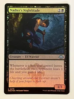 Nadier's Nightblade Modern Horizons 3 Foil MTG NM - Image 1