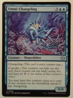 Omni-Changeling *Uncommon* Magic MtG x1 Lorwyn Eclipsed - Image 1