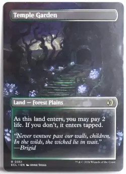 Temple Garden [New, Near Mint] Borderless Art {Lorwyn Eclipsed} - Image 2
