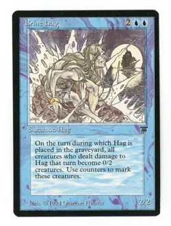 Magic the Gathering Legends Brine Hag NM MTG Blue Uncommon 1994 - Image 1