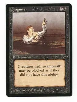 Magic the Gathering Legends Quagmire MTG Black Uncommon NM 1994 - Image 1