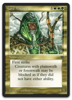 Lord Magnus (NM) Legends LEG Magic MTG - Image 1