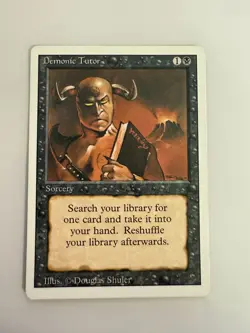 Demonic Tutor Revised Edition Regular - Image 1