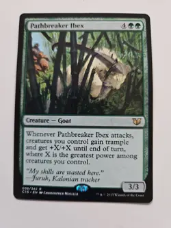 MTG Pathbreaker Ibex - Commander 2015 038 Read - Image 1