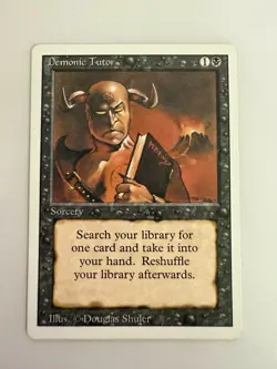 Demonic Tutor Revised Edition Regular - Image 1