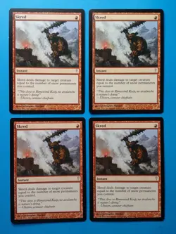 MTG 4x Skred x4 LP Coldsnap Magic Playset - Image 1