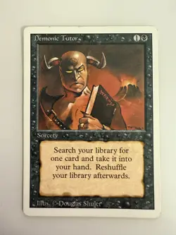 Demonic Tutor Revised Edition Regular - Image 1