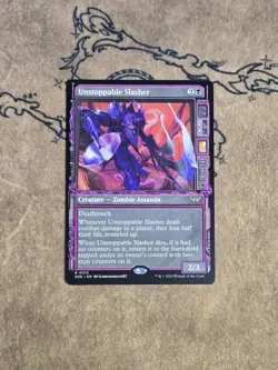 Unstoppable Slasher (Showcase) 0312 Duskmourn: House of Horror Non-Foil NM - Image 1