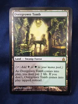 Overgrown Tomb -Ravnica: City of Guilds - MTG - LP/MP - Ravnica - Image 1