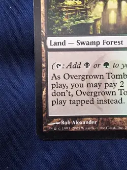 Overgrown Tomb -Ravnica: City of Guilds - MTG - LP/MP - Ravnica - Image 5