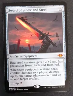 Sword of Sinew and Steel MH1 NM MTG - Image 1