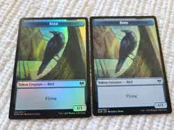 MTG KHM Dwarf Berserker (012) Bird (005) Token + Bird 005 Foil Free Shipping - Image 1