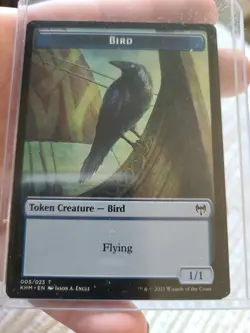 MTG KHM Dwarf Berserker (012) Bird (005) Token + Bird 005 Foil Free Shipping - Image 3