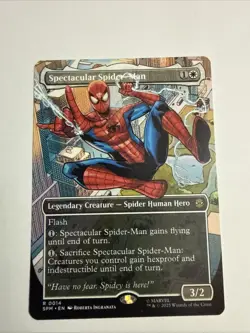 MTG Spectacular Spider-Man 14 Rare Foil Borderless Marvel Spider-Man - Image 1