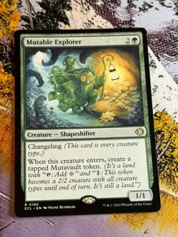 Mutable Explorer Mtg Changeling Shapeshifter Lorwyn Eclipsed R 0186 Magic - Image 1