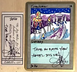 MTG Time Walk Altered Sydney World Championships Amy WEBER - Image 1