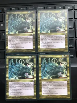 Elemental Augury X4 Ice Age Played Conditions see pics Front Back - Image 1