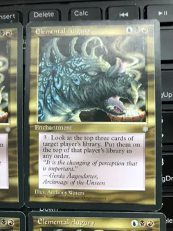 Elemental Augury X4 Ice Age Played Conditions see pics Front Back - Image 4