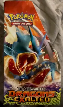 POKEMON : BLACK AND WHITE DRAGONS EXALTED EMPTY DISPLAY BOX TCG 2012 - Image 2