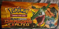 POKEMON : BLACK AND WHITE DRAGONS EXALTED EMPTY DISPLAY BOX TCG 2012 - Image 5
