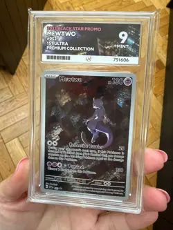 2023 POKEMON MEWTWO SVP 052 BLACK STAR PROMO 151 ULTRA PREMIUM COLLECTION ACE 9 - Image 3