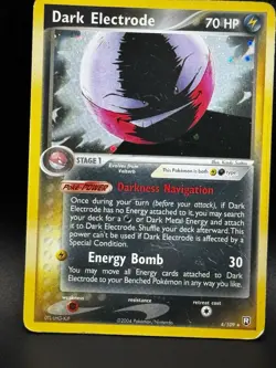 Dark Electrode Holo Rare 4/109 Team Rocket Returns Pokemon Card 2004 - Image 3
