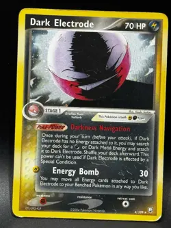 Dark Electrode Holo Rare 4/109 Team Rocket Returns Pokemon Card 2004 - Image 4