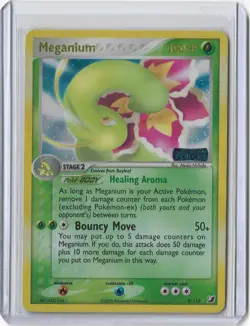 Pokemon- Meganium 9/115 Unseen Forces Holo Rare LP - Image 1