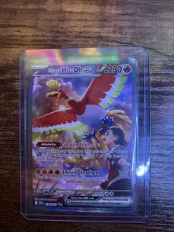 Pokemon TCG Ethan's Ho-Oh EX Sir 230/182 Destined Rivals - Image 1