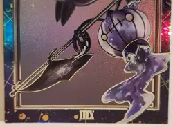 NON TCG Chinese Pokemon Elf Eif Origin Collection Tarot Death Chandelure Silver - Image 3