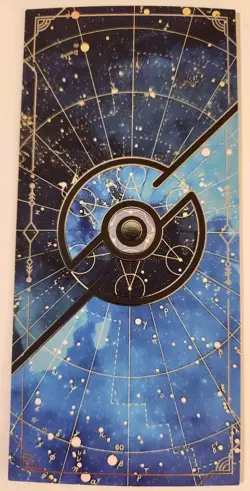 NON TCG Chinese Pokemon Elf Eif Origin Collection Tarot Death Chandelure Silver - Image 4