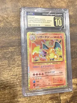 Charizard 003/032 Pokemon TCG Classic: Charizard Holo Japanese CGC PRISTINE 10 - Image 1