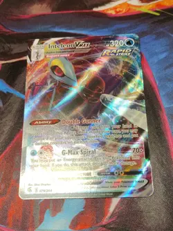 INTELEON VMAX 2021 Pokemon SWSH Fusion RAPID STRIKE 079/264 HOLO RAR - Image 1
