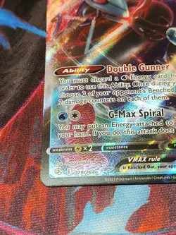 INTELEON VMAX 2021 Pokemon SWSH Fusion RAPID STRIKE 079/264 HOLO RAR - Image 5