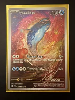 Pokemon Dondozo 207/198 Full Art Illustration Holo Rare Scarlet & Violet NM - Image 2
