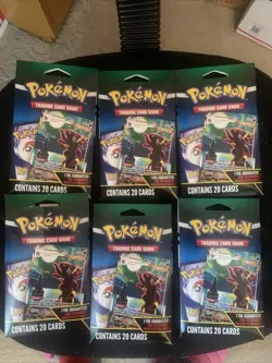 Pokemon TCG Umbreon VMAX Walmart Exclusive Mystery Pack Factory Sealed Lot Of 6 - Image 1