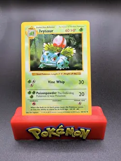 Pokemon TCG Ivysaur Base Set, Shadowless Uncommon 30/102 - LP - Image 1