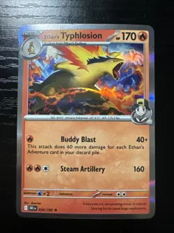 Ethan's Typhlosion 34/182 2025 SV Destined Rivals Holo Rare - Image 1
