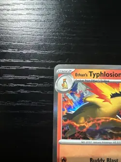 Ethan's Typhlosion 34/182 2025 SV Destined Rivals Holo Rare - Image 4