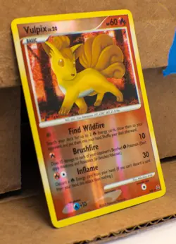 Pokemon Vulpix Shiny SH6-12 Platinum Reverse Holo, Near Mint - Image 2