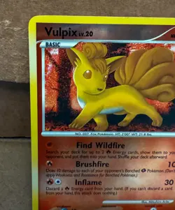 Pokemon Vulpix Shiny SH6-12 Platinum Reverse Holo, Near Mint - Image 5