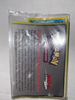 MARILL BRAND NEW SEALED POKEMON BLACK STAR PROMO #29 WOTC NEO GENESIS - Image 2