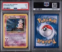 Slowking 14/111 PSA 5 2000 Pokemon Neo Genesis Vintage Holo Rare EX **SWIRL** - Image 3
