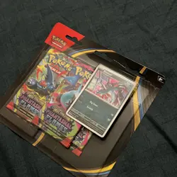 Pokemon TCG Phantasmal Flames 3 Pack Triple Blister Sneasel Sealed - Image 2