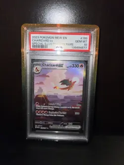 Pokemon TCG Charizard EX 199/165 Scarlet & Violet Special Illustration PSA 10 - Image 1